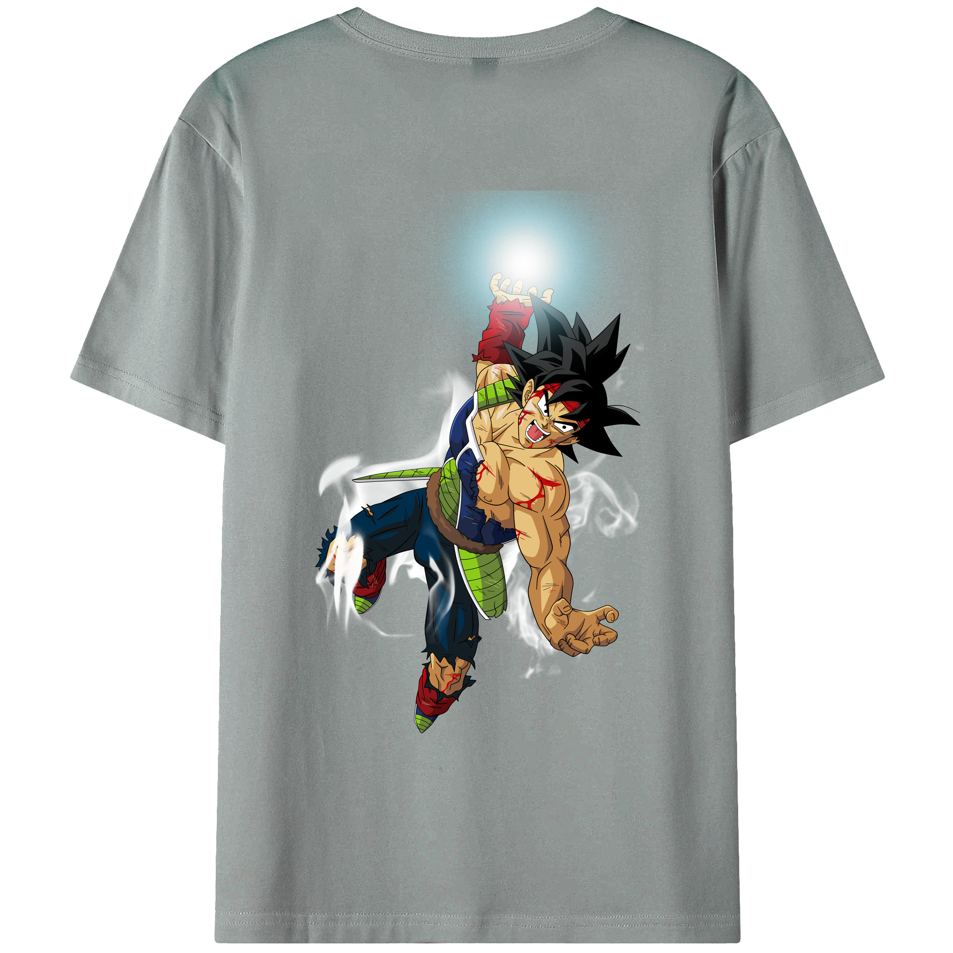 （画像用） ドラゴンボール バーダック DRAGON BALL Burdock 綿100％ メンズ半袖Tシャツ（バックプリント） 通気性